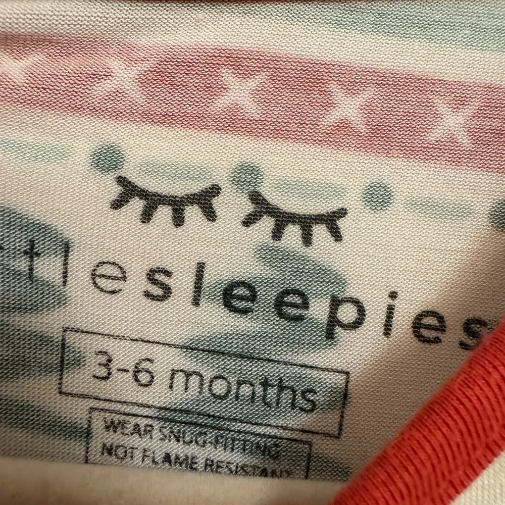 Little Sleepies Holiday Fair Isle Patterned Baby Pajamas